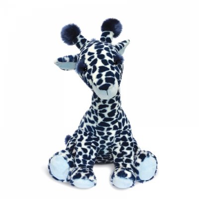 Peluche bébé lisi la girafe bleue 50 cm