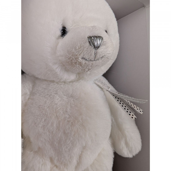 Les imparfaits - peluche ours charms blanc 25 cm Histoire d ours