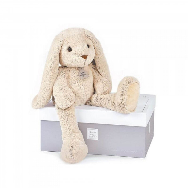 Les imparfaits - peluche lapin beige copains câlins 40 cm Histoire d ours