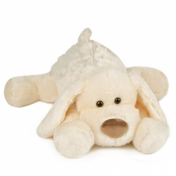 Peluche chien cookie blanc 50 cm Histoire d ours