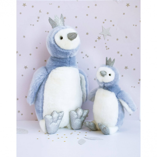 Peluche pingouin pigloo bleu 50 cm Histoire d ours
