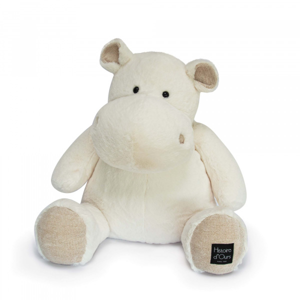 Peluche hippopotame 85 cm ivoire Histoire d ours