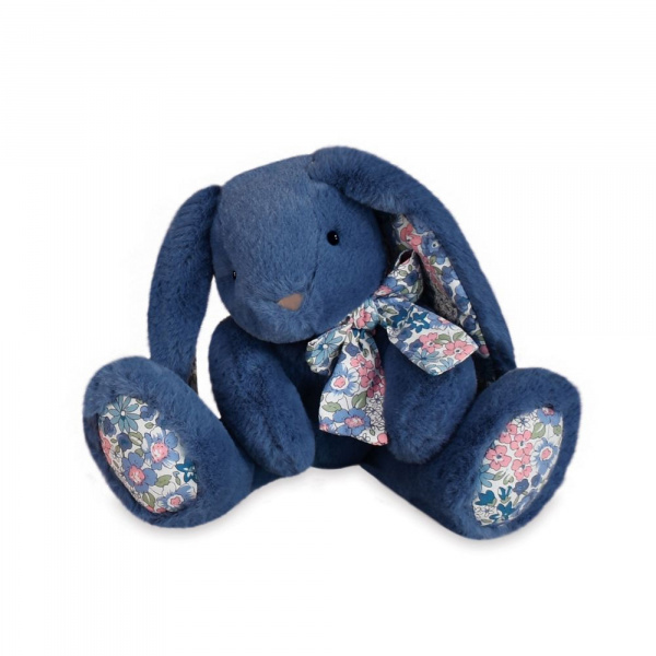 Peluche lapin bleu copains câlins 25 cm Histoire d ours