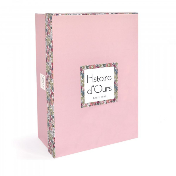 Peluche lapin rose copains câlins 25 cm Histoire d ours