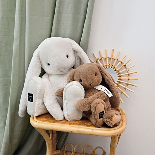 Peluche lapin noisette 32 cm Histoire d ours