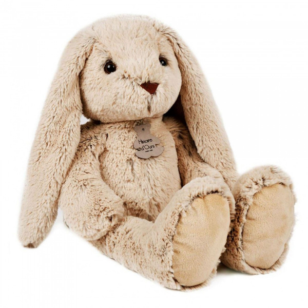 Peluche bébé copain calin lapin beige 50 cm Histoire d ours