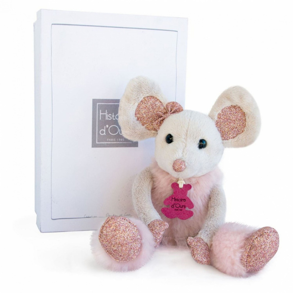 Peluche bébé souris etoile 25cm Histoire d ours
