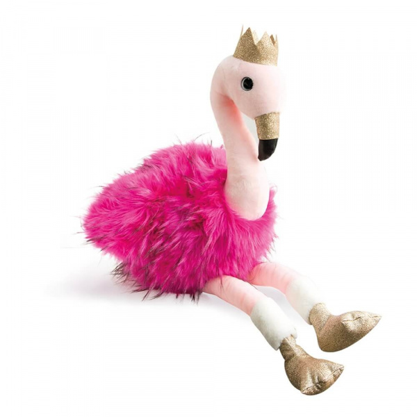 Peluche bébé flamant rose 30cm Histoire d ours