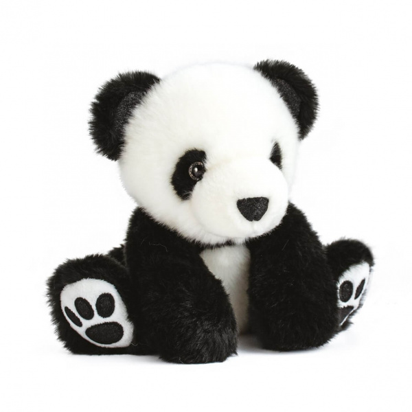 Peluche bébé panda so chic noir 17 cm Histoire d ours