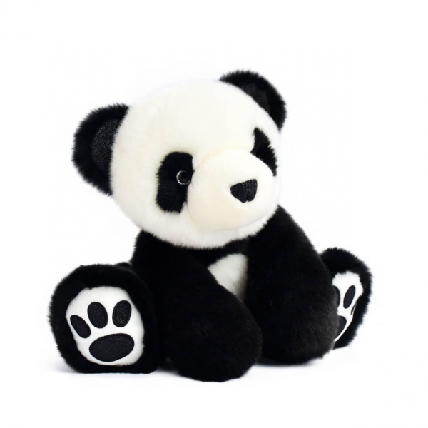 Peluche bébé panda so chic noir 25 cm Histoire d ours