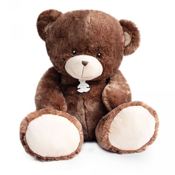 Peluche bébé ours bellydou marron 90 cm Histoire d ours