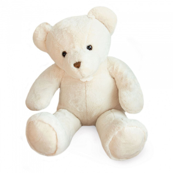 Peluche bébé ours titours blanc 75 cm Histoire d ours