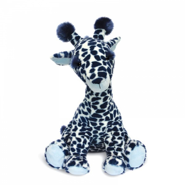 Peluche bébé lisi la girafe bleue 50 cm Histoire d ours