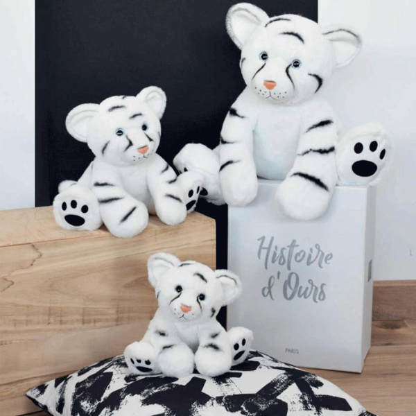 Peluche bébé zephir le zebre 35 cm Histoire d ours