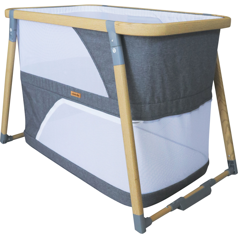 Lit Pliant Bebe 3 En 1 Lido Bois Gris De Nania Sur Allobebe