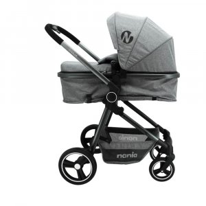 Poussette duo giula gris chiné Nania