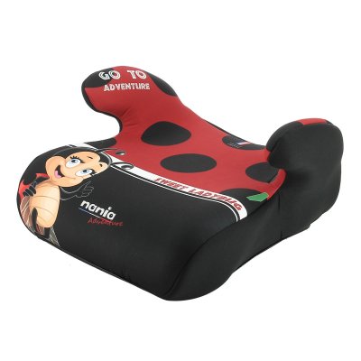 NANIA Réhausseur ceinturé alpha 126-150 cm i-size coccinelle