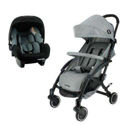 Bébé Confort Poussette duo combinée 2en1 Hello Pram Black Chic