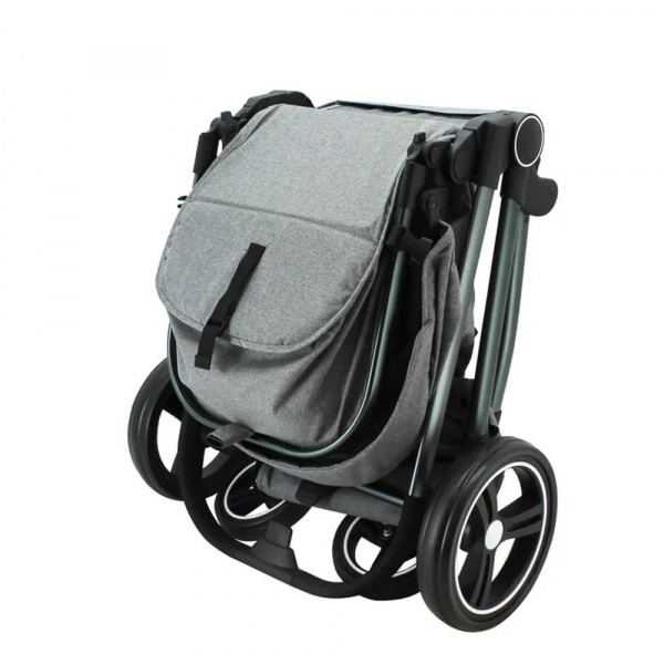 Poussette duo giula gris chiné Nania