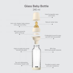 Biberon verre 240ml bibs Bibs