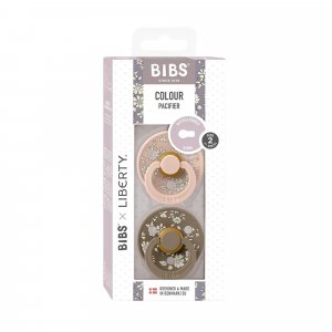 Pack de 2 sucettes colour liberty 0-6 mois blush mix Bibs