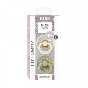 Pack de 2 sucettes colour liberty 0-6 mois Bibs