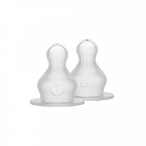 Pack de 2 sucettes silicone colour liberty 0-6 mois Bibs
