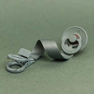 Attache tétine loop kaki Bibs