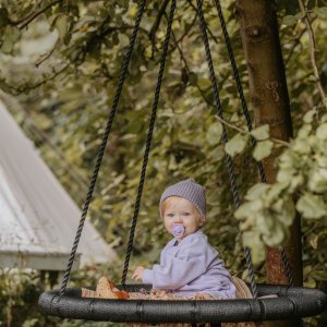 Pack de 2 sucettes de lux silicone taille unique woodchuck et blush Bibs
