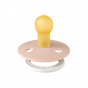 Pack de 2 sucettes colour caoutchouc phosphorescente 0-6 mois blush et vanilla Bibs