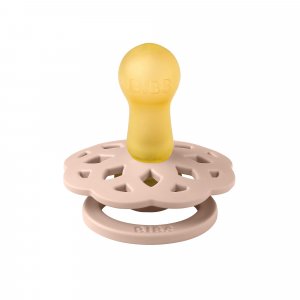 Pack de 2 sucettes bohème caoutchouc 6 mois+ woodchuck et blush Bibs