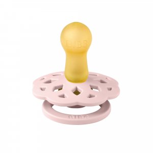 Pack de 2 sucettes bohème caoutchouc 6 mois+ blossom et dusky lilac Bibs