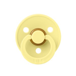Pack de 2 sucettes colour caoutchouc 6 mois+ jaune sunshine et violet sky Bibs