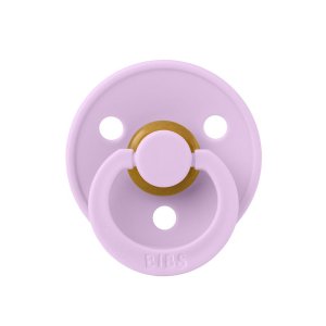 Pack de 2 sucettes colour caoutchouc 6 mois+ jaune sunshine et violet sky Bibs