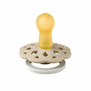 Pack de 2 sucettes bohème caoutchouc phosphorescente 0-6 mois blush et vanilla Bibs