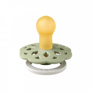 Pack de 2 sucettes bohème caoutchouc phosphorescente 0-6 mois sage et cloud Bibs