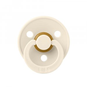 Pack de 2 sucettes colour caoutchouc symétrique 0-6 mois ivory et blush Bibs