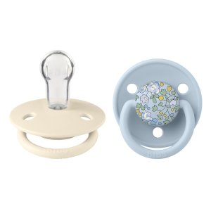 Pack de 2 sucettes de lux silicone taille unique liberty eloise baby blue mix Bibs
