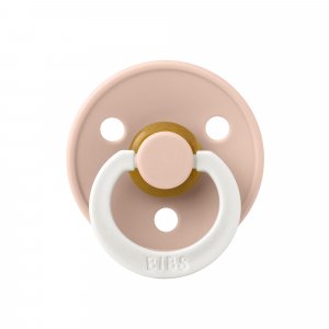 Pack de 2 sucettes colour caoutchouc symétrique phosphorescente 0-6 mois blush et vanilla Bibs