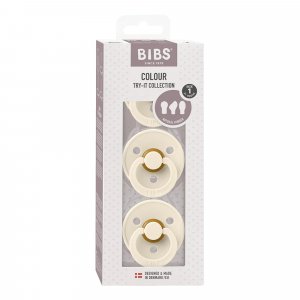 Pack de 3 sucettes try-it ivory Bibs