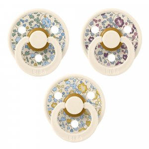 Bibs pacifiers try-it colour liberty eloise 3 pack Bibs