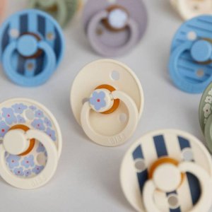 Pack de 2 sucettes colour caoutchouc jasmine 6 mois+ ivory mix Bibs