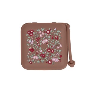 Boîte à tétines liberty chamomile lawn woodchuck Bibs
