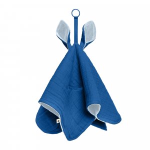 Doudou plat kangourou cornflower Bibs