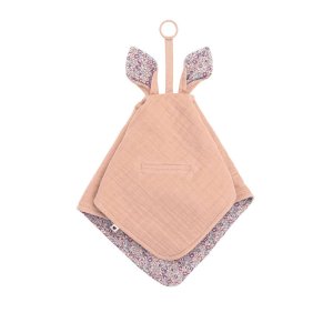 Doudou plat kangourou liberty eloise blush Bibs