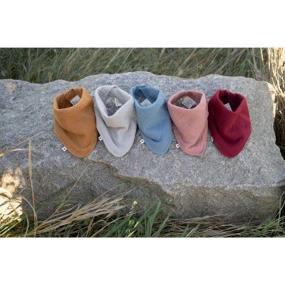 Bavoir bandana pale butter