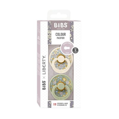 Pack de 2 sucettes colour liberty 0-6 mois beige et vert