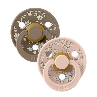 Pack de 2 sucettes latex colour liberty 0-6 mois