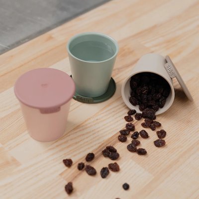 Set de gobelets avec couvercles blush