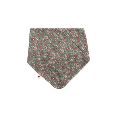 Bavoir bandana liberty chamomile lawn woodchuck